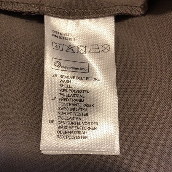 H&M size 8 skirt. Mid brown colour with purple undertone. - Picture 5 of 6